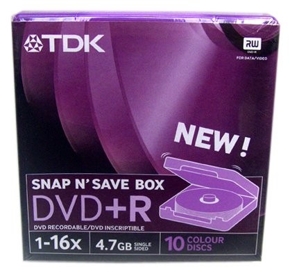 Tdk dvd 7gb color - tdk,