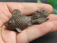 Brass Goldfish Animal Statue