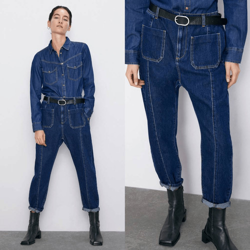 Jeans zara larghi nuovi - us,
