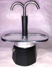 Bialetti Caffettiera 2 Tazze Mini Express direttamente in tazza Alluminio puro