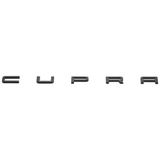 SEAT CUPRA scritta nera lucida