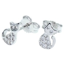 Orecchini Donna Gatto Oro