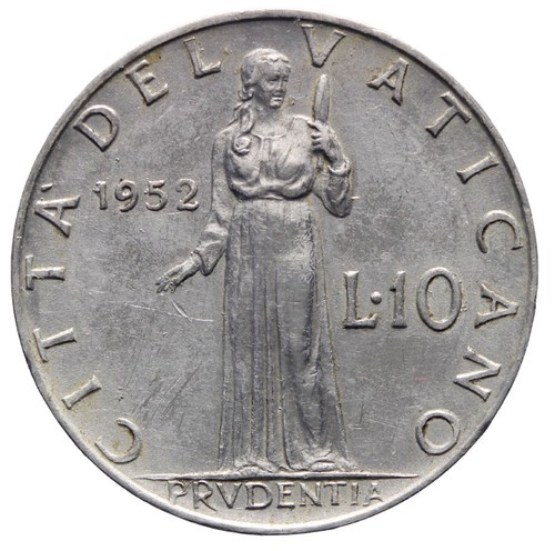 Vaticano 10 lire - -,