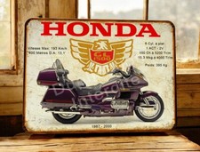 plaque métal vintage Honda Goldwing 1500