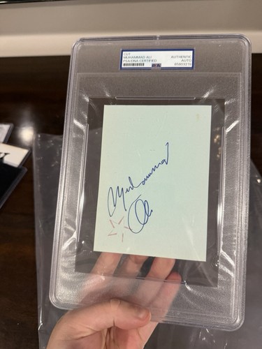 Autografo muhammad ali - muhammad,