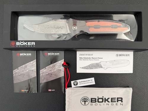 Coltello damascato böker - coltello,