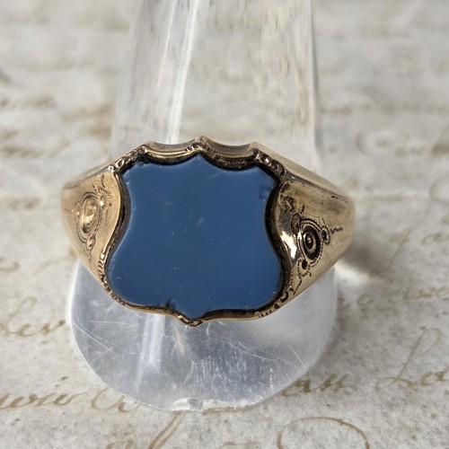 Anello cavaliere placcato oro - cavaliere,