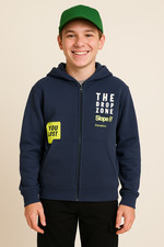 FELPA RAGAZZO ZIP CAPPUCCIO
