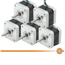 5 pezzi Nema17 39 oz-in 0,4 A motore passo-passo 34 mm 17hs3404 per stampante 3D MOTORE ACT