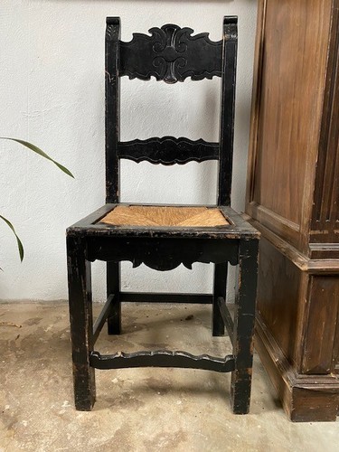 Antica sedia legno - antica,