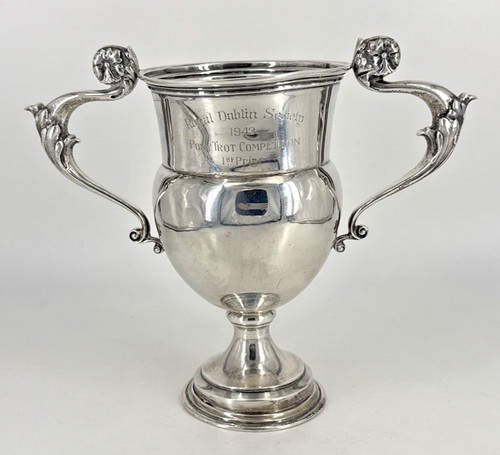 Irish silver trophy - silver,