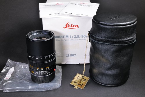 Leica elmarit mm - 90, nero