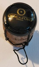 Capsula Nera con tappo in sughero Spumante Conca D'Oro  Conegliano Veneto
