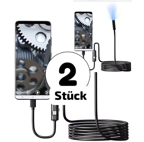 Fotocamera endoscopio usb - 2x,