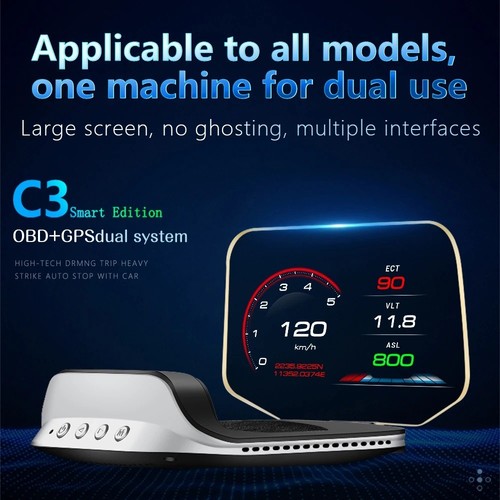Auto hud head display - head, up
