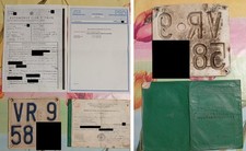 Targa VR e libretto originale