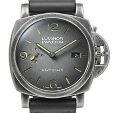 Orologio uomo usato PANERAI Luminol PAM01412 misura cassa grigia 44 mm x 44 m...