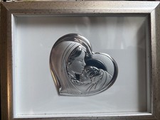 CORNICE IN LEGNO ARGENTATO CON