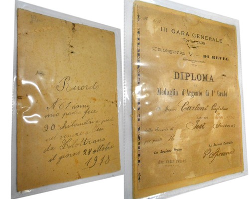 Diploma medaglia argento - medaglia, d'argento