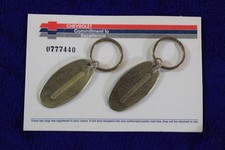 NOS Brass Chevy Key Rings Key