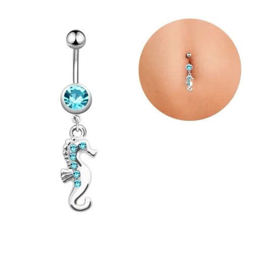Piercing ombelico curvo - ombelico,
