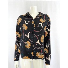 Blusa floreale vintage anni