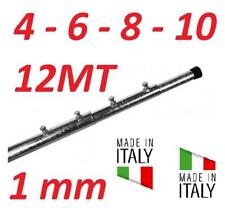 PALO TELESCOPICO ANTENNA 4 6 8 10 12 METRI 1 MM ZINCATO A FUOCO MADE IN ITALY