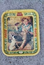 Vassoio publicitario CocaCola vintage, usato,originale,Raro