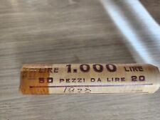 Monete Rare 1 x rotolino fdc 20 lire 1977 ramo di quercia