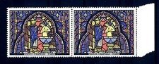 FRANCE - FRANCIA - 1966 - Vitrail de la Sainte-Chapelle Baptême de Judas MNH (H)