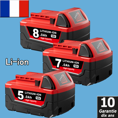 18v pour batterie milwaukee - pour,