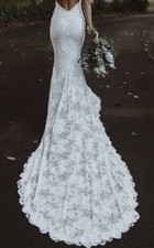 Splendido abito da sposa in