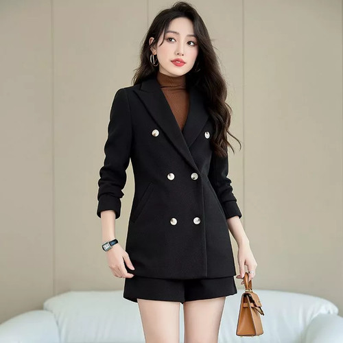 Completo donna nero giacca - completo,