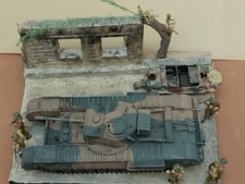 DIORAMA WWII SCALA 1/35 CARRO