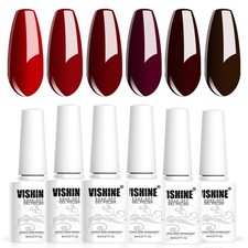 Vishine Set di 6 smalti gel