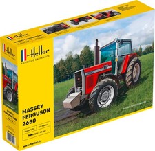 Heller - TRACTEUR MASSEY FERGUSSON 2680 maquette kit plastique réf. 81402 1/24