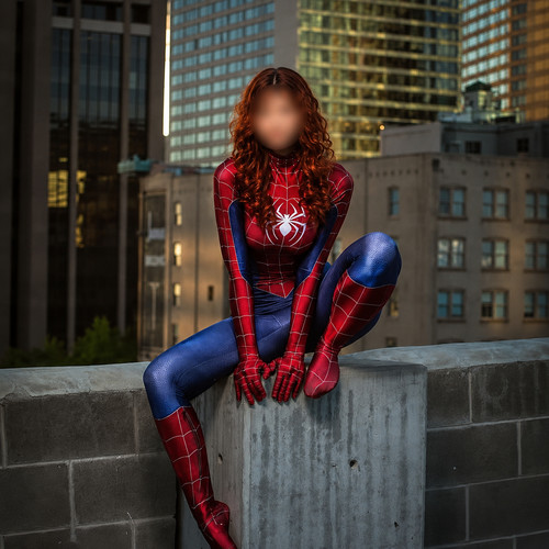 Costume cosplay donna eroe
