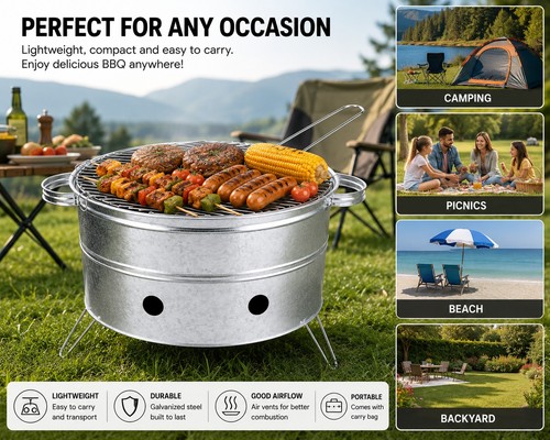Barbecue portatile secchio - barbecue,