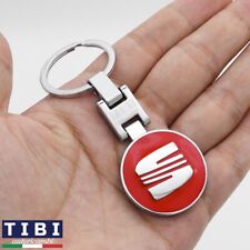 Portachiavi SEAT LEON ATECA IBIZA ARONA TARRACO Stemma Logo Fregio rosso