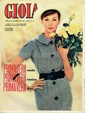 GIOIA 1960/12 MODA VINTAGE RIVISTA=MARIA LETIZIA GAZZONI=MARINA BERTI=PIERANGELI