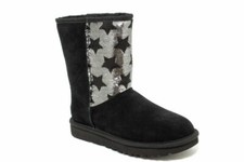 UGG Donna Classic Short Nero