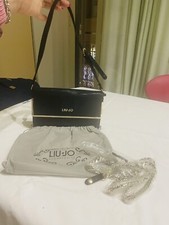 LIU JO BORSA COLORE NERO FASCIA ORO TRACOLLA