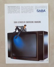 E024 - Advertising Pubblicità - 1987 - SABA TELEVISORE ULTRACOCOLR T 70 U 95