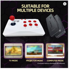 Arcade Console con videogiochi retrò 4K TV Game Stick con doppio Arcade Joystick