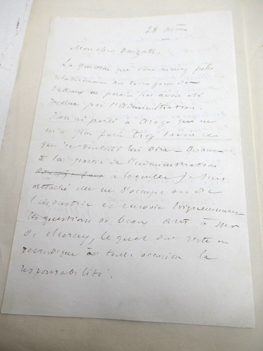 Auguste villemot autographe - auguste,
