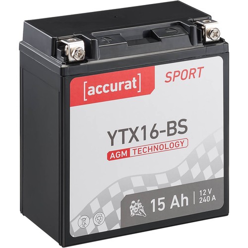 Batteria moto ytx16 - batteria, ytx16-bs