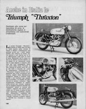 advertising Pubblicità-MOTO TRIUMPH THRUXTON  650 '70-MAXIMOTO EPOCA