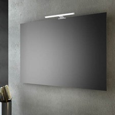 Specchio bagno con - lampada, a