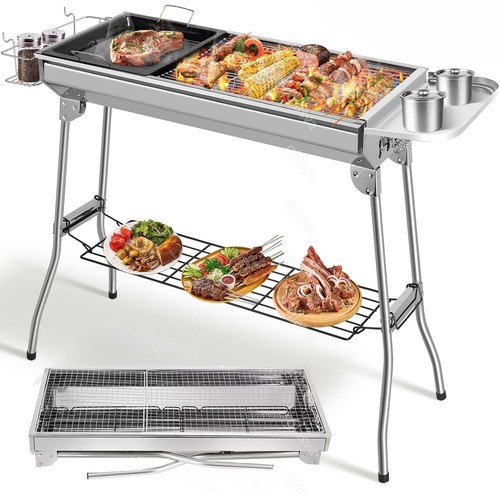 Barbecue carbone acciaio - a,