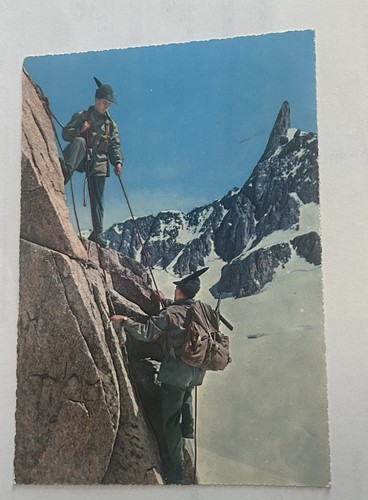 Cartolina alpini roccia fg - su,